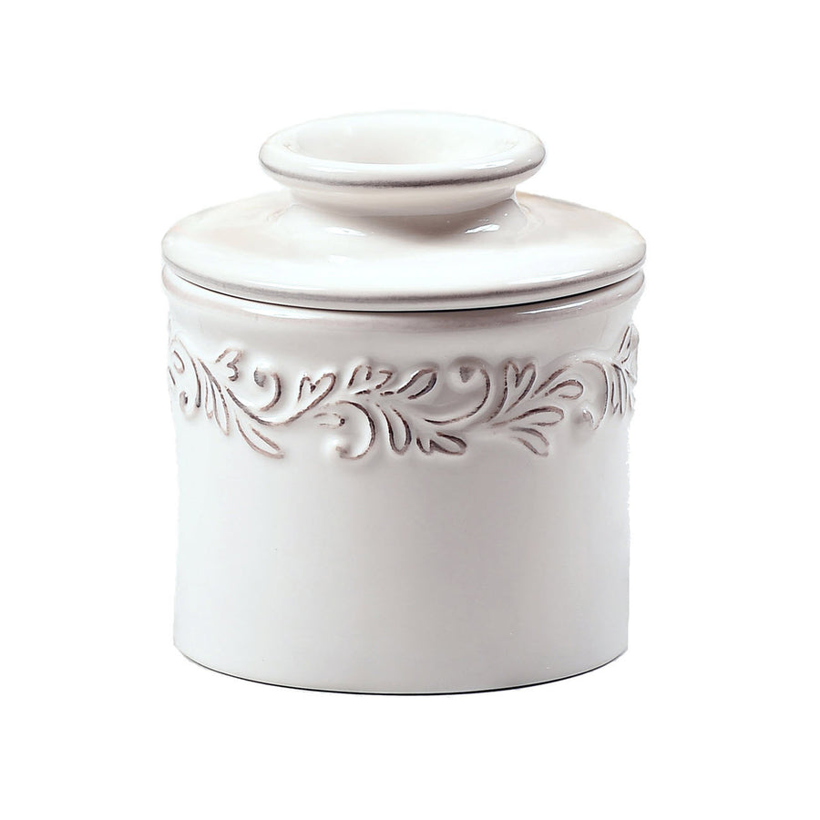 BUTTER BELL CROCK - ANTIQUE WHITE LINEN