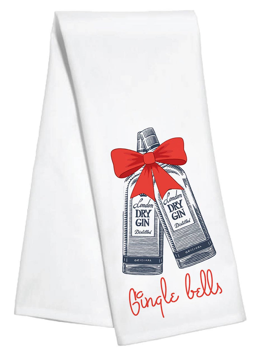 GINGLE BELLS TEA TOWEL