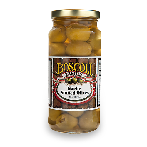 GARLIC STUFFED OLIVES