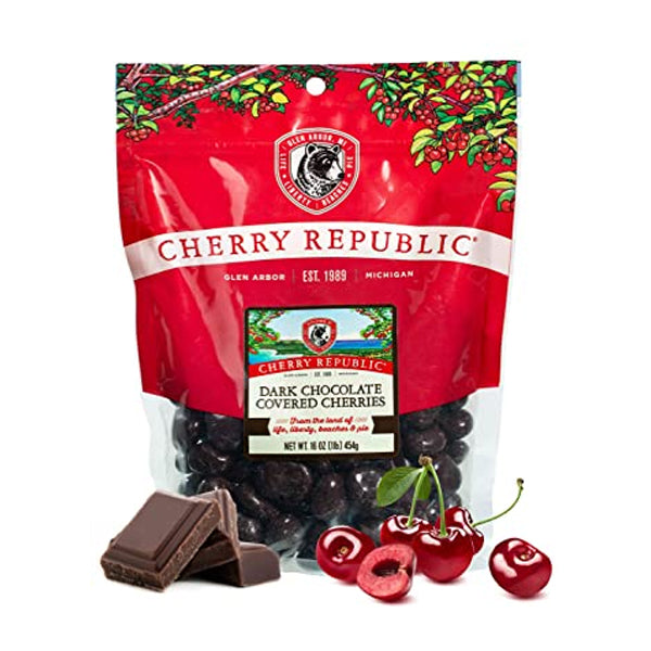 DARK CHOCOLATE DRIED CHERRIES