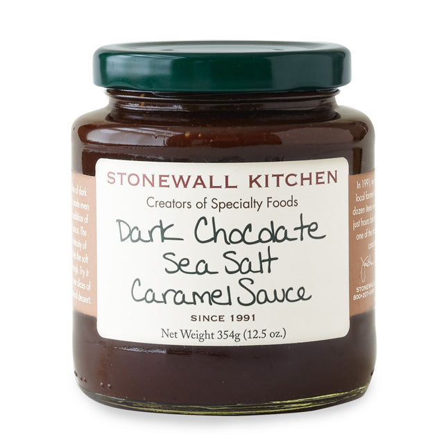 DARK CHOCOLATE SEA SALT CARAMEL SAUCE