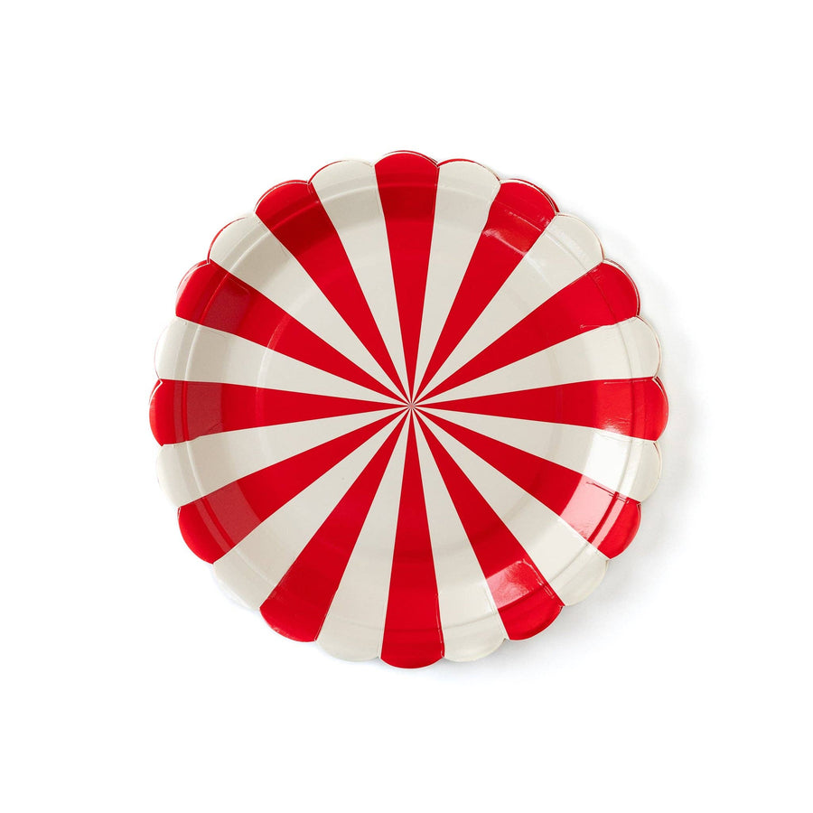 STRIPE PAPER PLATE