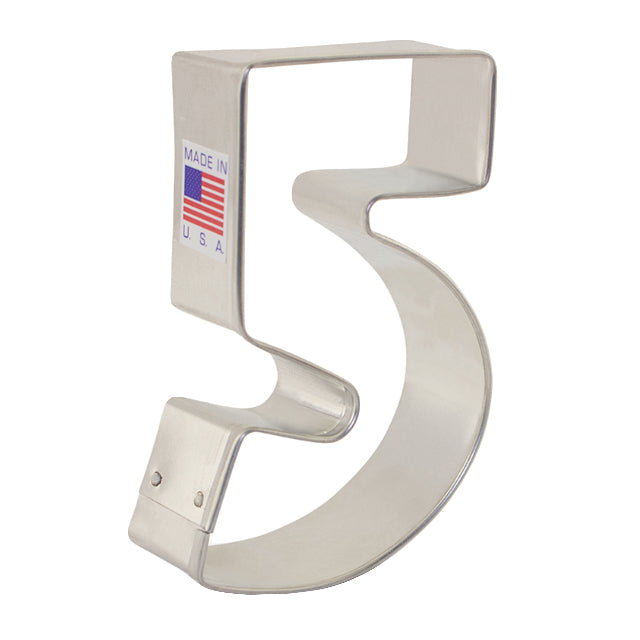 NUMBER 5 COOKIE CUTTER