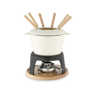 CAST IRON FONDUE SET