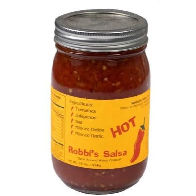 16 oz ROBBI'S SALSA HOT
