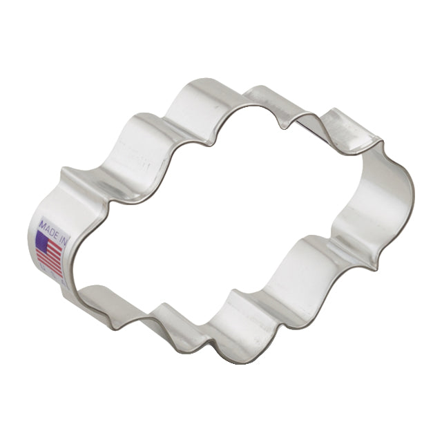 OVAL PLAQUE COOKIE CUTTER