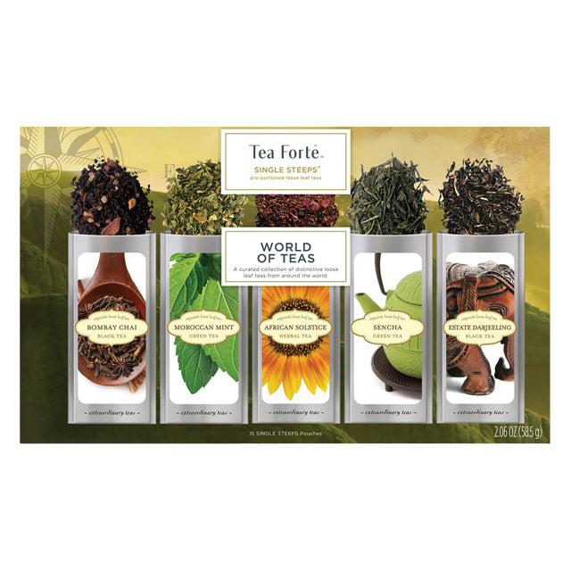 WORLD OF TEAS SINGLE STEEPS