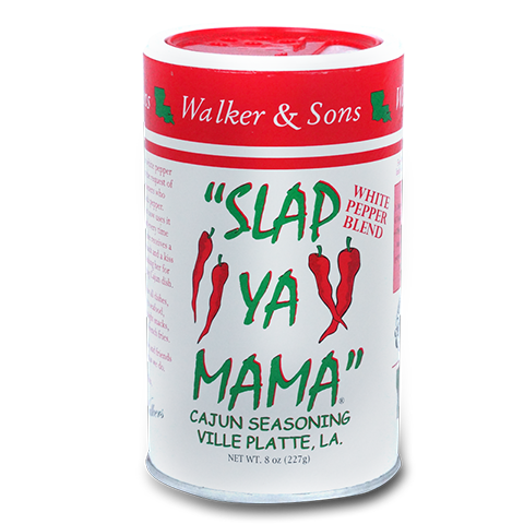 Slap Ya Mama All Natural Cajun Seasoning from Louisiana Spice Variety Pack,  8 Ounce Cans, 1 Cajun, 1 Cajun Hot, 1 White Pepper Blend